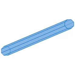 Octogonal Rod Protection 190 Cm