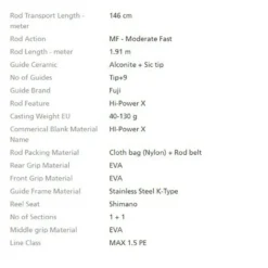 Mikado Shop -Mikado Shop shimano fishing grappler bb light jigging rod 1